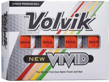 Volvik Vivid 2020 Orange Golfové míčky