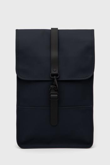 Batoh Rains 12800 Backpack Mini tmavomodrá barva, velký, hladký