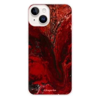 Odolné silikonové pouzdro iSaprio - RedMarble 17 - iPhone 15 Plus