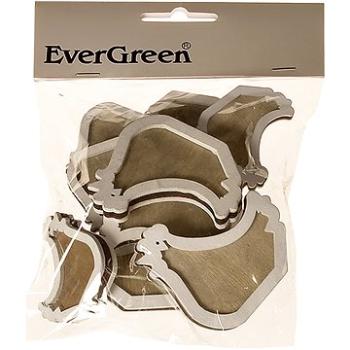 EverGreen Slepička dřevěná 10 ks, barva natural (385033)