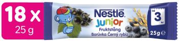 Nestlé Ovocno-obilná tyčinka hrozno, jablko, banán, borůvka a černý rybíz 18x25 g