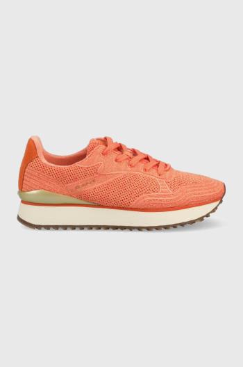 Sneakers boty Gant Bevinda oranžová barva