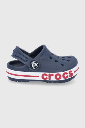 Dětské pantofle Crocs tmavomodrá barva