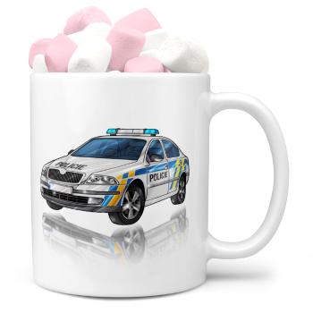 Hrnek Policejní Octavia (Náplň hrníčku: Marshmallow)