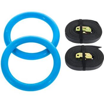Stormred ABS Gymnastické kruhy modré