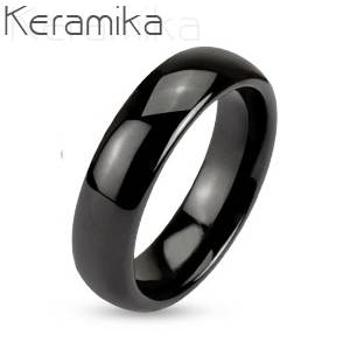 NUBIS® KM1000-6 Pánský keramický prsten, šíře 6 mm - velikost 56 - KM1000-6-56