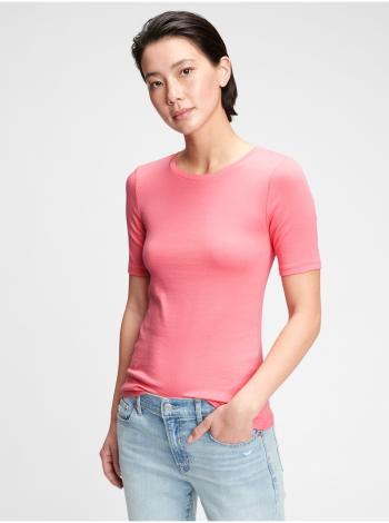 Růžové dámské tričko modern