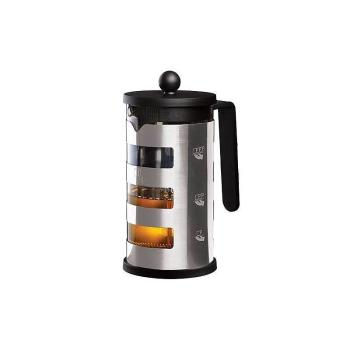 BERLINGERHAUS Konvice na čaj a kávu french press 1 l Black Silver Collection BH-7807