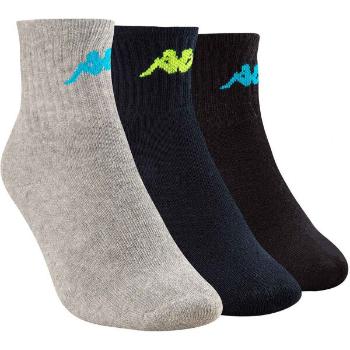 Kappa TRI 3PACK Dětské ponožky, modrá, velikost 31-34