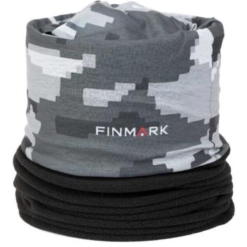 Finmark FSW-227 Multifunkční šátek s fleecem, šedá, velikost UNI