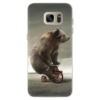 Silikonové pouzdro iSaprio - Bear 01 - Samsung Galaxy S7 Edge