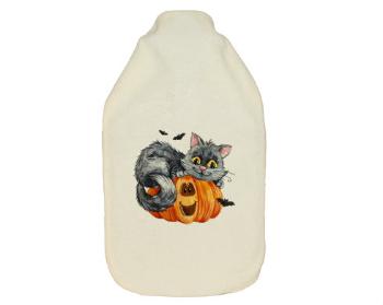 Termofor zahřívací láhev Kočička a dýně