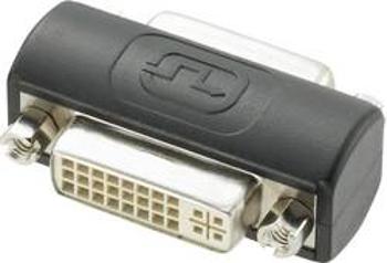 DVI adaptér Renkforce RF-2959785, [1x DVI zásuvka 24+5pólová - 1x DVI zásuvka 24+5pólová], černá