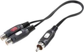 Cinch audio Y adaptér SpeaKa Professional SP-7869820, černá