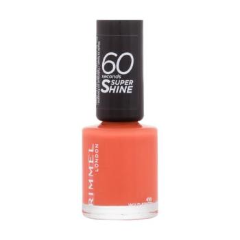 Rimmel London 60 Seconds Super Shine 8 ml lak na nehty pro ženy 410 Wild Spice