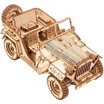 Robotime Rokr 3D dřevěné puzzle Vojenský džíp 369 dílků (MC701)