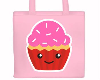 Plátěná nákupní taška Kawaii cupcake