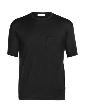 pánské merino triko krátký rukáv ICEBREAKER Mens Granary SS Pocket Tee, Black velikost: L