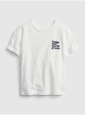 Bílé klučičí dětské tričko gen good graphic t-shirt