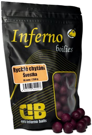 Carp inferno boilies pro rychlé chytání 250 g 16 mm švestka