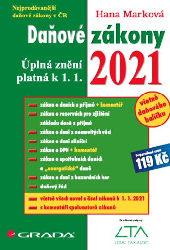 Daňové zákony 2021 - Hana Marková - e-kniha
