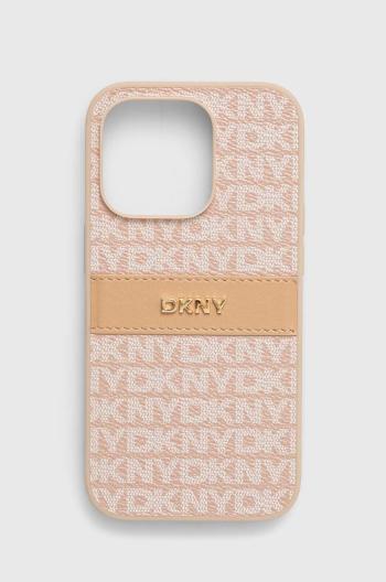 Obal na telefon Dkny iPhone 14 Pro 6.1 oranžová barva, DKHCP14LPRTHSLP