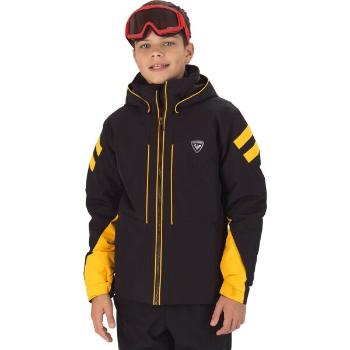 Rossignol BOY SKI JKT Chlapecká lyžařská bunda, černá, velikost 12