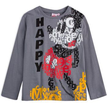 Chlapecké tričko MICKEY MOUSE HAPPY šedé Velikost: 98
