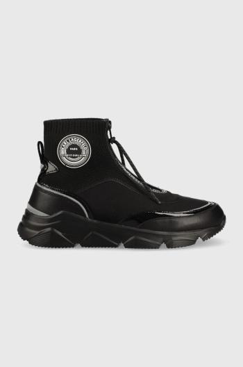 Sneakers boty Karl Lagerfeld Verger černá barva
