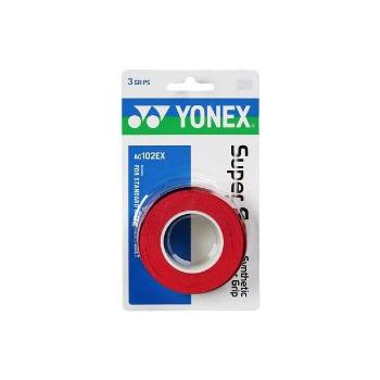 Yonex SUPER GRAP Vrchní omotávka, červená, velikost UNI