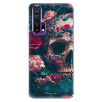 Odolné silikonové pouzdro iSaprio - Skull in Roses - Honor 20 Pro