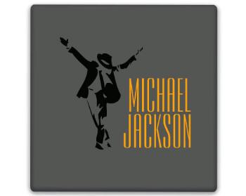 3D samolepky čtverec - 5kusů Michael Jackson