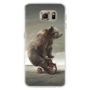 Silikonové pouzdro iSaprio - Bear 01 - Samsung Galaxy S6 Edge