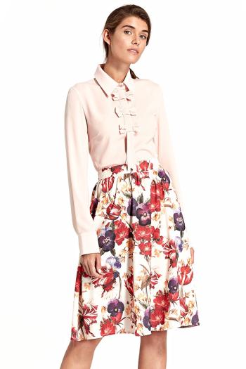 Vícebarevná květovaná sukně SP40