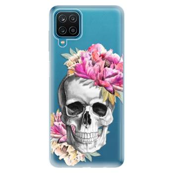 Odolné silikonové pouzdro iSaprio - Pretty Skull - Samsung Galaxy A12