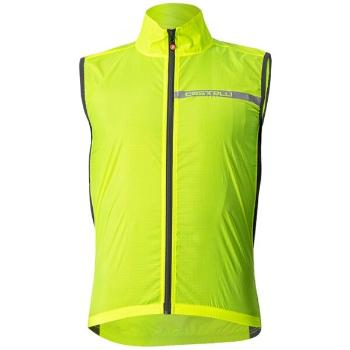 Castelli SQUADRA VEST Pánská vesta na kolo, reflexní neon, velikost