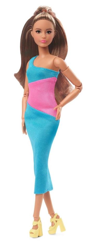 Mattel Barbie Looks Brunetka s culíkem HJW82