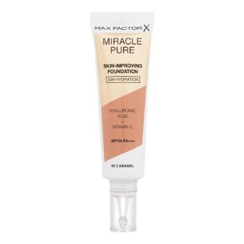 Max Factor Miracle Pure Skin-Improving Foundation SPF30 30 ml make-up pro ženy 85 Caramel na všechny typy pleti