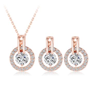 Set Jenny: náušnice + náhrdelník B0017 Zirconia Luxury