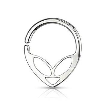 Šperky4U Piercing do nosu - kruh Alien - N0112-ST