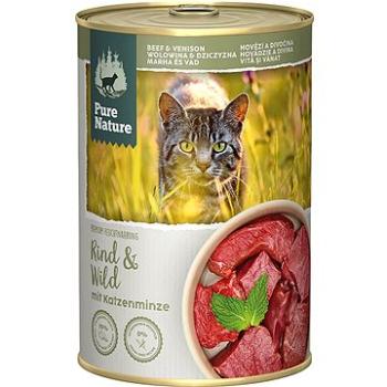 Pure Nature Cat Adult konzerva Hovězí a Zvěřina 400g (RD-PNCA00400BV-5752-CS)