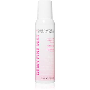 Brushworks Dewy Fine Mist fixační sprej na make-up 150 ml