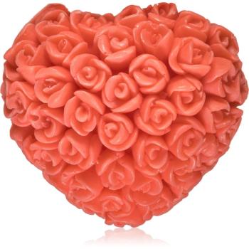 LaQ Happy Soaps Red Heart With Roses tuhé mýdlo 40 g