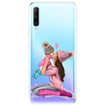 iSaprio Kissing Mom - Brunette and Girl pro Huawei P Smart Pro (kmbrugirl-TPU3_PsPro)