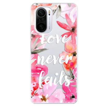 Odolné silikonové pouzdro iSaprio - Love Never Fails - Xiaomi Poco F3