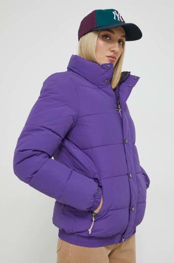 Bunda Superdry dámská, fialová barva, zimní