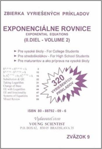 Exponenciálne rovnice 2 - Marián Olejár, Iveta Olejárová
