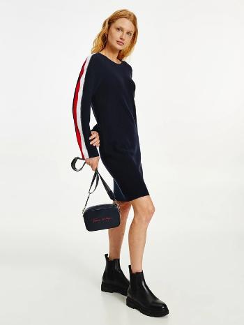 Tommy Hilfiger Global Stripe Open Knee Dress Šaty Modrá