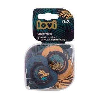 LOVI Jungle Vibes Dynamic Soother Boy 0-3m 2 ks dudlík pro děti