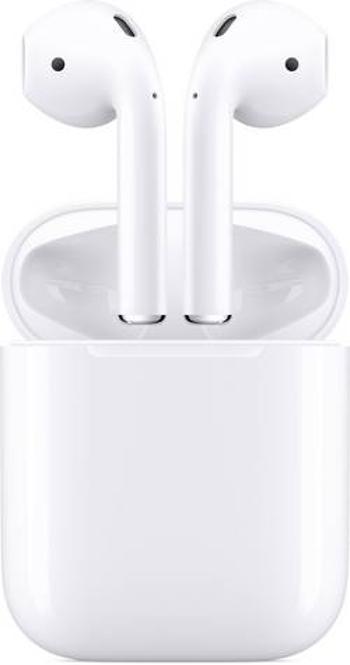 Headset Apple Air Pods Generation 2 + Charging Case MV7N2ZM/A, bílá